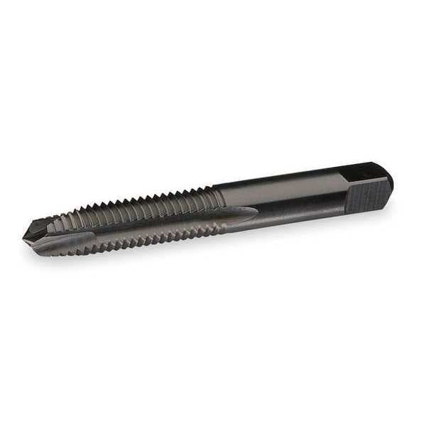 Spiral Point Tap, #0-80, Plug, UNF, 2 Flutes, Uncoated