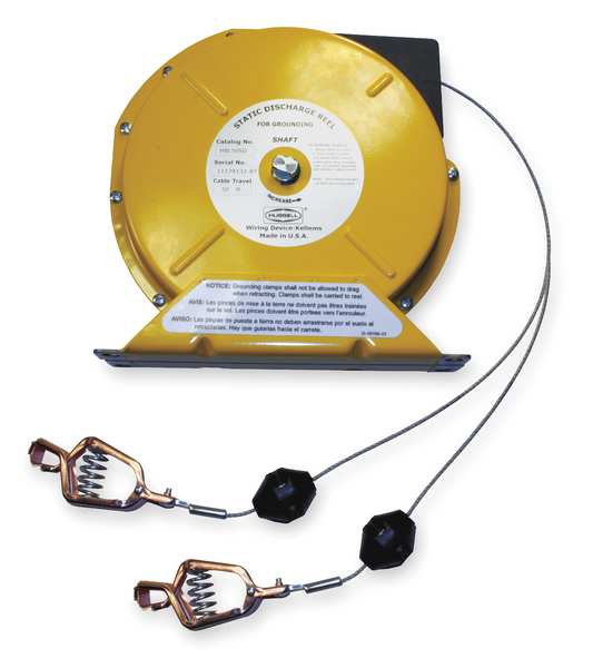 Static Discharge Reel, 50 ft, 8-5/8