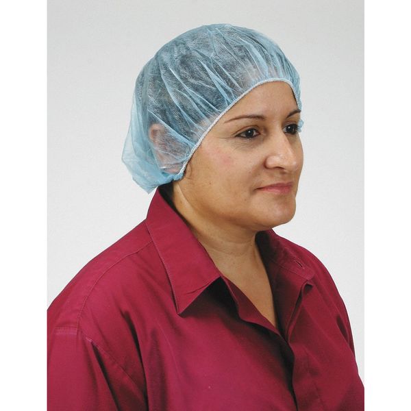 Bouffant Cap, Blue, Universal, PK100