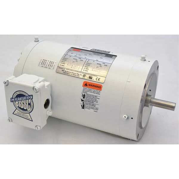 Washdown Mtr, 3 Ph, TENV, 1-1/2 HP, 1725 rpm