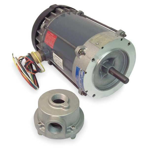 Hazardous Loc Mtr, 3 Ph, TEFC, 3/4 HP, T3B