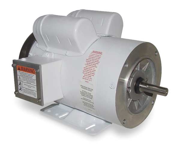 Washdown Mtr, Cap Strt, TEFC, 2 HP, 1740 rpm