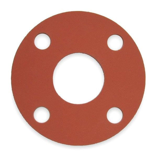Gasket, Full Face, 3 In, SBR, Red