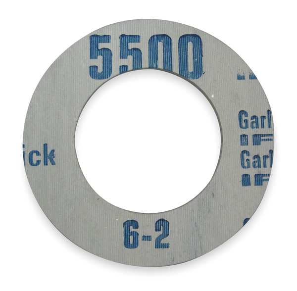 Flange Gasket, 4 in., 1/8 in., Gray
