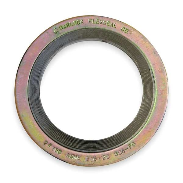 Gasket, Ring, 6 In, Metal, Yellow