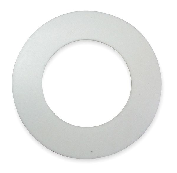 Gasket, Ring, 3 In, Virgin PTFE, White