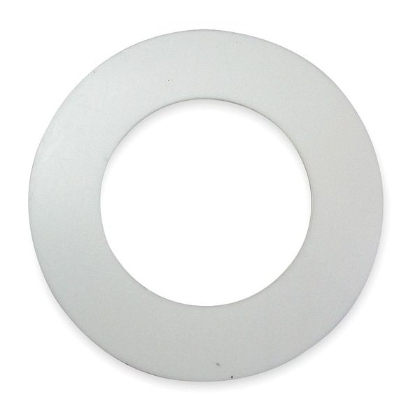 Gasket, Ring, 1 1/2 In, Virgin PTFE, White, Outside Dia.: 3-3/8