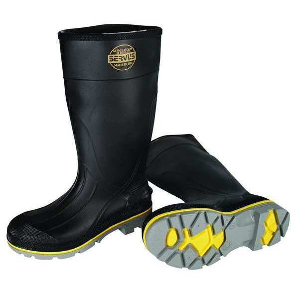 Men's Steel Rubber Boot Black