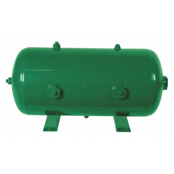 Air Tank, Stationary, 175 PSI, 10 Gal, Horiz
