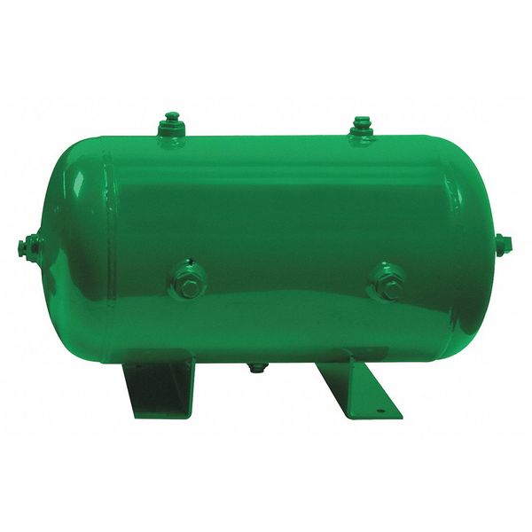 Air Tank, Stationary, 175 PSI, 3 Gal, Horiz