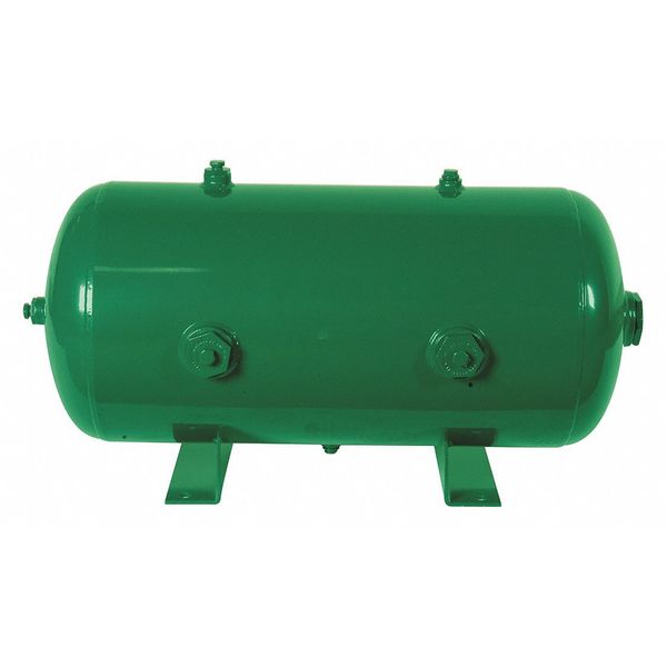 Air Tank, Stationary, 175 PSI, 15 Gal, Horiz