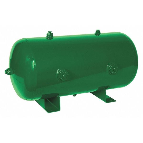 Air Tank, Stationary, 175 PSI, 30 Gal, Horiz