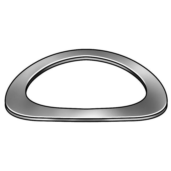 Disc Spring, Curved, 0.5, High CS, PK10