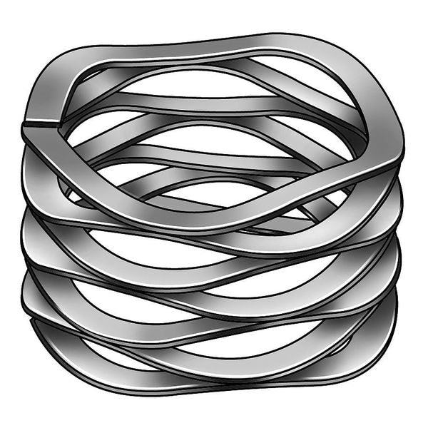 Disc Spring, Poly Wave Comp, 0.73