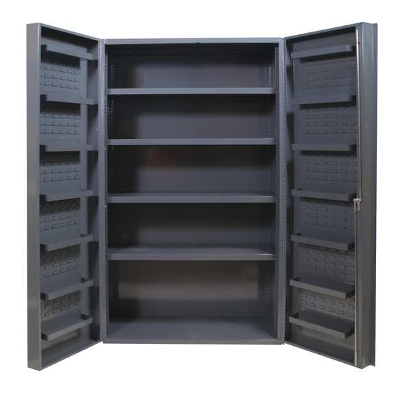 Extra-Heavy Duty Bin Cabinet, 48 in W, 84 in H, 24