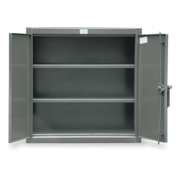 12 ga. Steel Storage Cabinet, 36 in W, 42 in H, Stationary