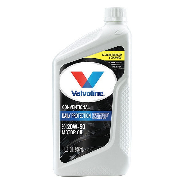 Valvoline, 20W-50, Conventional, 1 Qt.