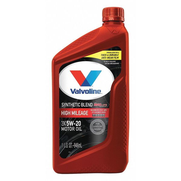 Maxlife Engine Oil, Synthetic Blend, 5W-20, 1 Qt