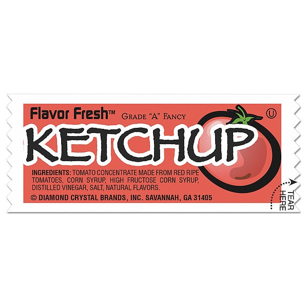 Ketchup, 0.25 oz, 200 Ct, PK200