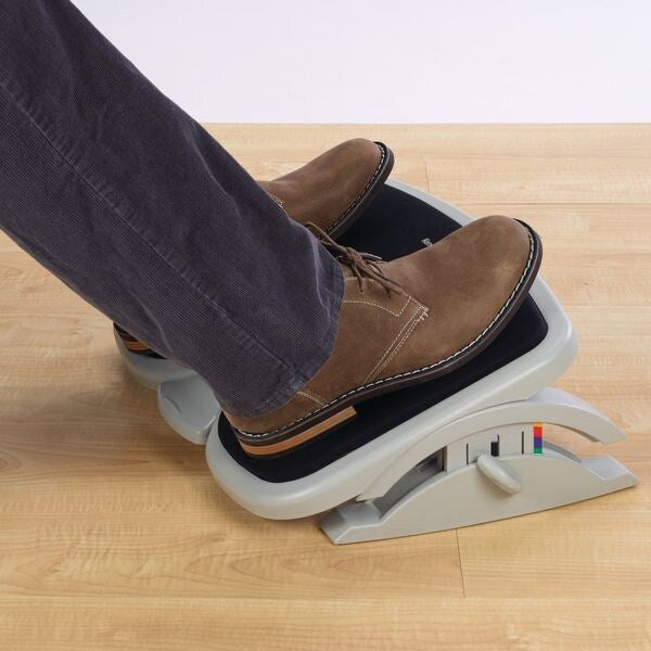 Footrest, Memory Foam, Gray