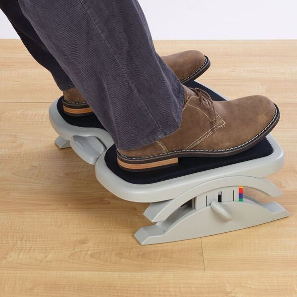 Footrest, Memory Foam, Gray