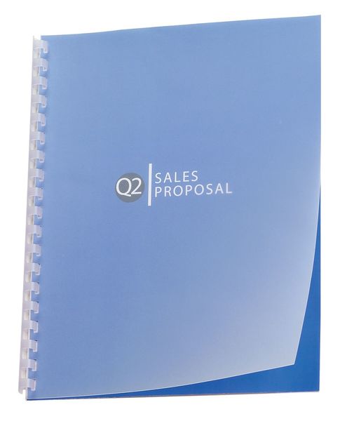 Binding Covers, Plastic, Frost, PK25