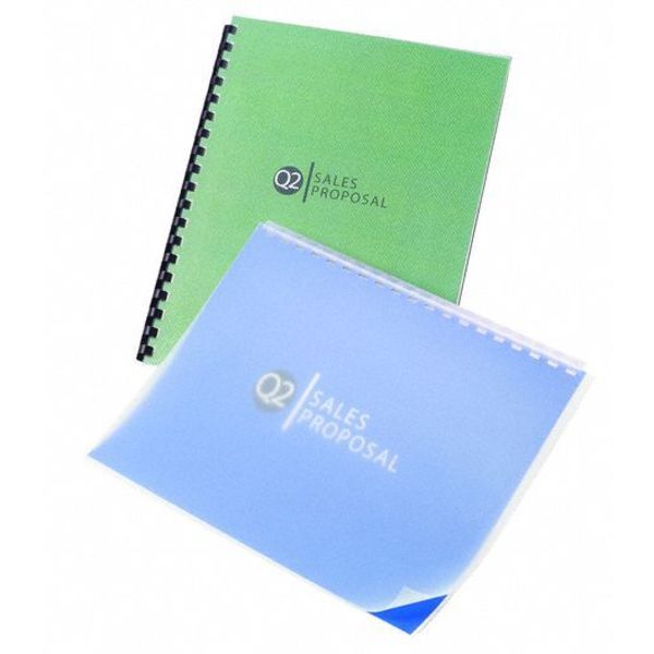 Binding Covers, Plastic, Frost, PK25