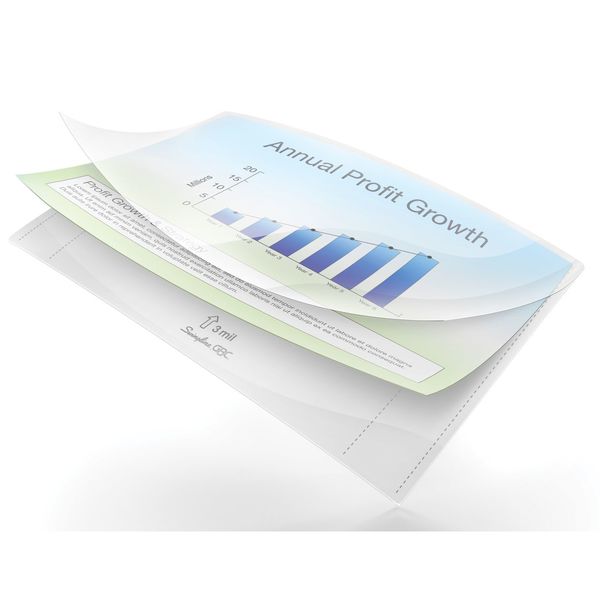Heat Laminating Pouches, 11-1/2x9in, PK100