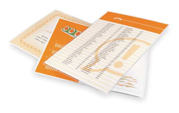 Heat Laminating Pouches, 11-1/2x9in, PK100