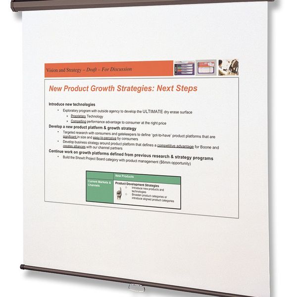 Projection Screen, 60 x 60 In Viewable