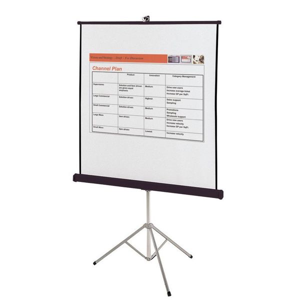 Portable Projection Screen, 60 x 60 In