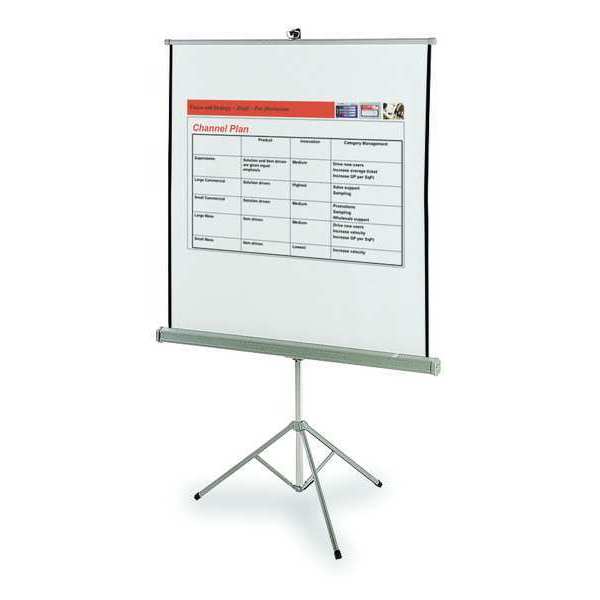 Portable Projection Screen, 60 x 60 In