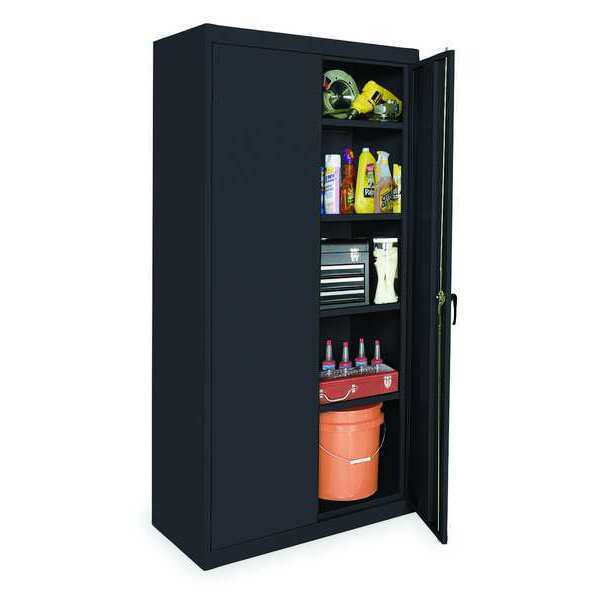20 ga. ga. Steel Storage Cabinet, 36 in W, 78 in H, Stationary