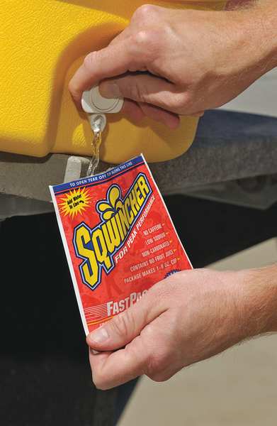 Sports Drink Liquid Concentrate 0.6 oz., Fruit Punch, Pk50