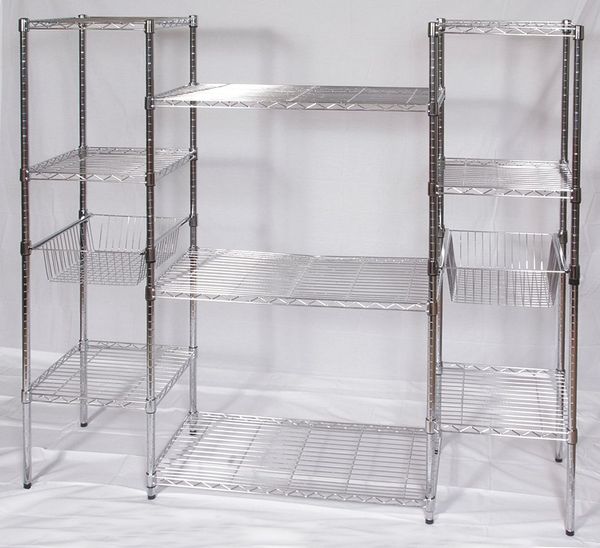 Wire Shelving Unit, 18