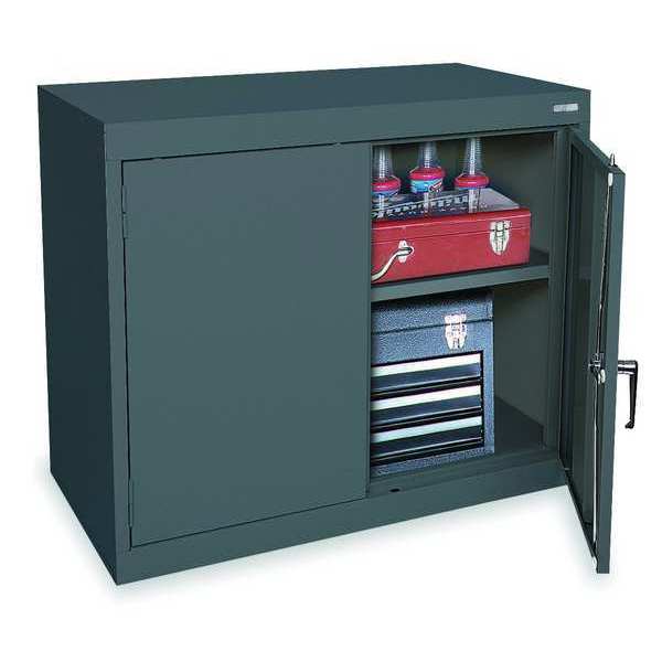 24 ga. ga. Steel Storage Cabinet, 36 in W, 30 in H, Stationary