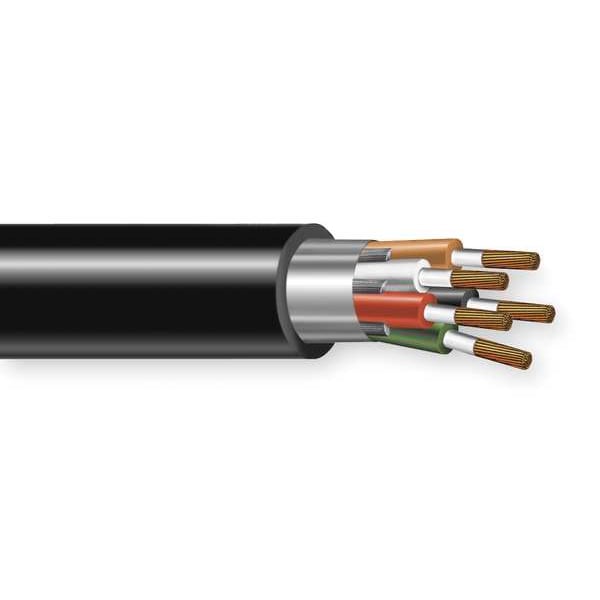 12 AWG 5 Conductor Portable Cord 600V 100 ft. BK