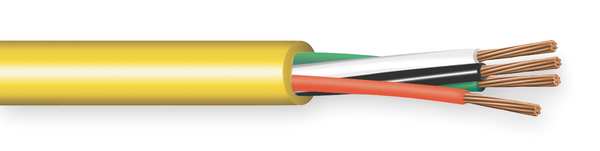 14 AWG 3 Conductor Carolprene Portable Cord 300V 250 ft. YL
