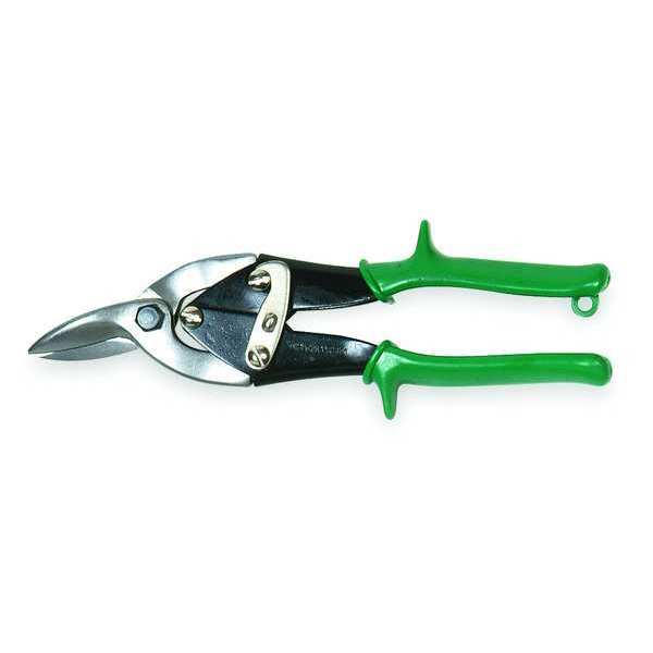 Metal Cutting Snip, Right, 9 3/4 in, Steel