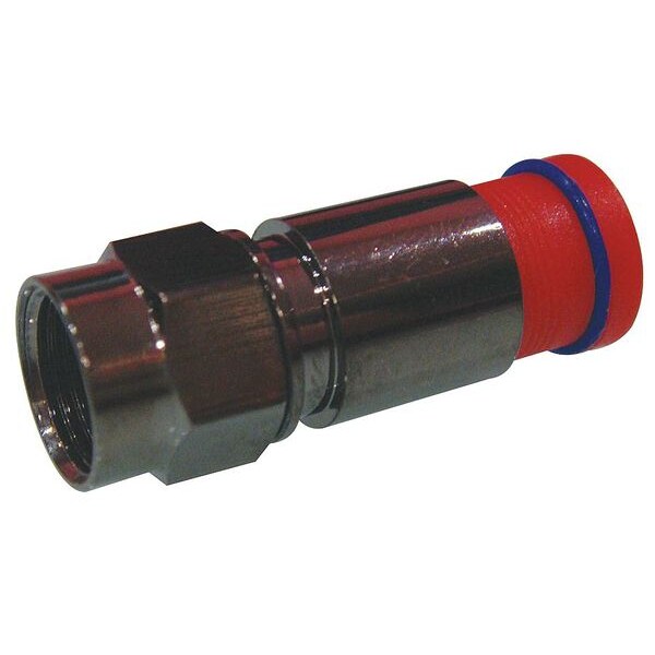 Coaxial Connector, RG6, F Type, PK10