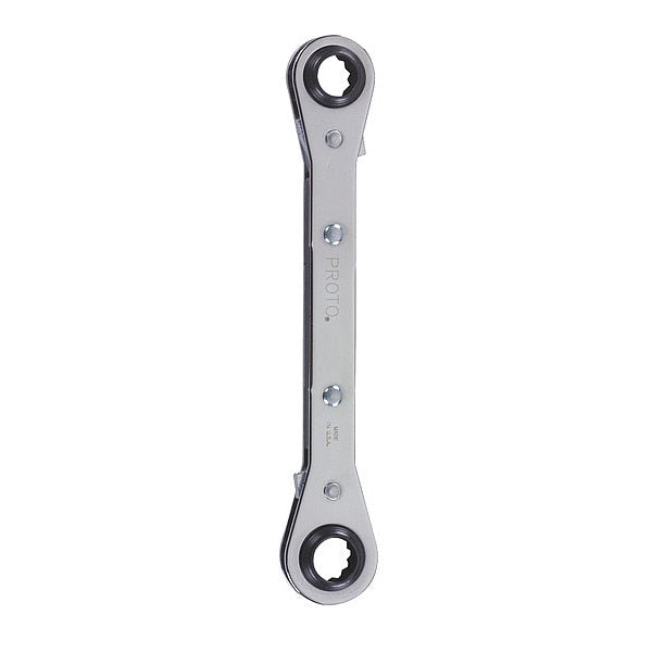 Double Box Reversible Ratcheting Wrench 15 x 17 mm - 12 Point