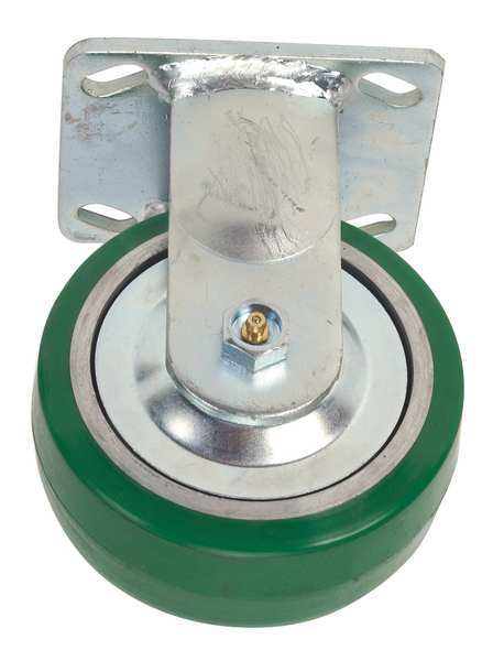 Rgd Plat Castr, Polyurthan, 5 in, 1000 lb, B