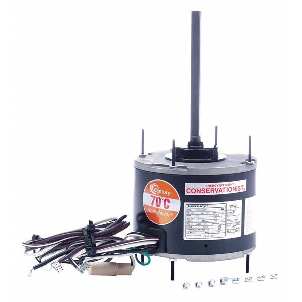 Condenser Fan Motor, 1/6 HP, 825 rpm, 60 Hz