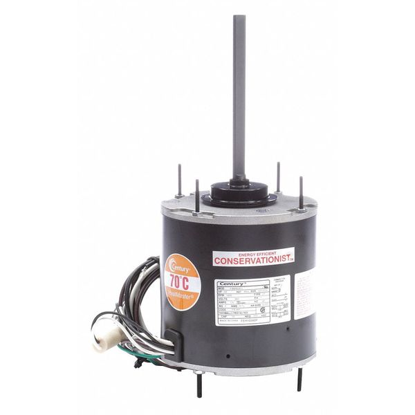 Condenser Fan Motor, 1/2 HP, 1075 rpm, 60Hz