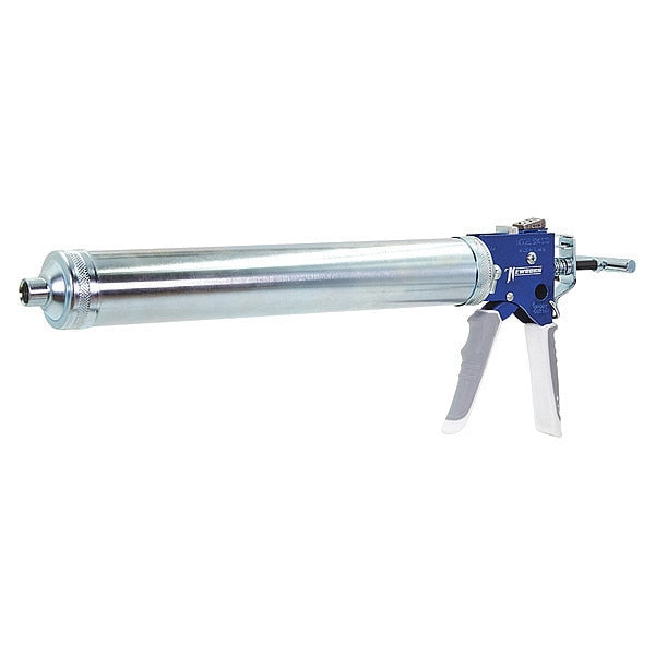 Caulk Gun, Black/Silver, Steel, 24 oz