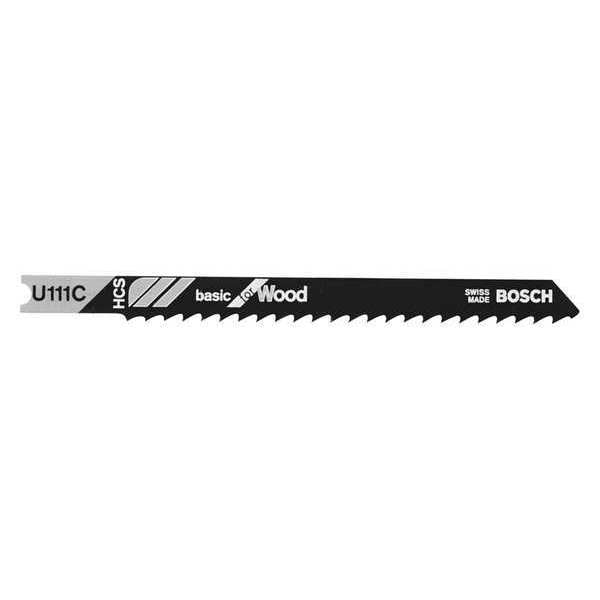 Jigsaw Blade, U-Shank, 3-5/8 In. L, PK5