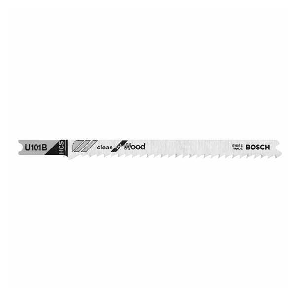 Jigsaw Blade, U-Shank, 3-5/8 In. L, PK5