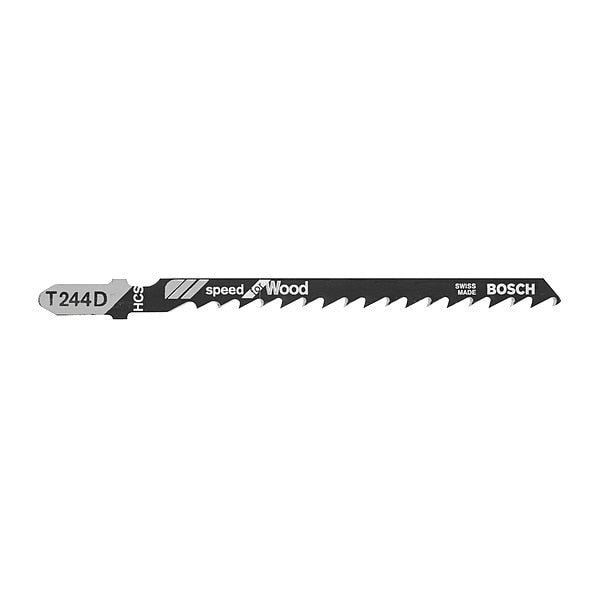 Jigsaw Blade, T-Shank, 4 In. L, PK5