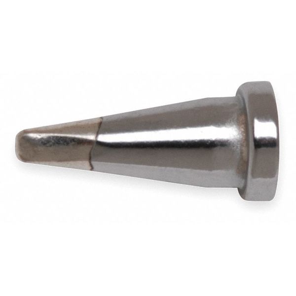 Solder Tip, Chisel, 0.063 In/1.6 mm