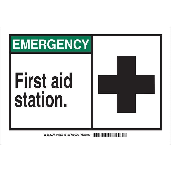 First Aid Sign, 10X14